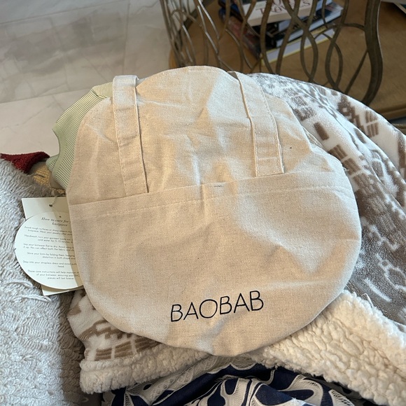 Baobab Collection Off-Shoulder Ruched Sweater - Taupe - Picture 4 of 11